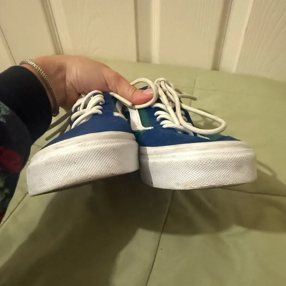 Vans Blue and Green Sneakers YACHT CLUB OLD SKOOL